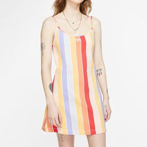 NWT Nike Sportswear rainbow stripe mini dress